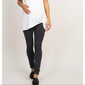 NWOT maternity jeggings dark gray skinny fit